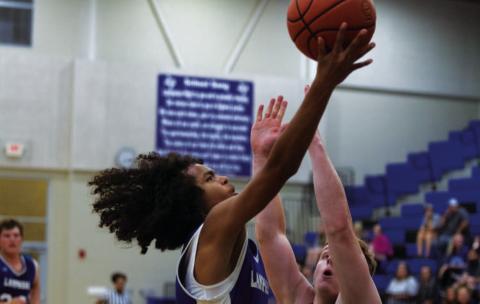 FILE PHOTO Angel Scott has continued to improve as he heads into his first season of varsity basketball.