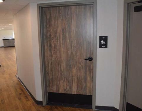 HUNTER KING | DISPATCH RECORD Bathrooms are now available on both floors of the Hostess House, and they are a new addition upstairs.