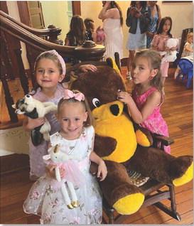 These girls and their stuffed animals had plenty of fun at the 2024 Teddy Bear Tea Party. Reservations for this year’s event may be made by calling the museum at 512-556-2224. COURTESY PHOTO