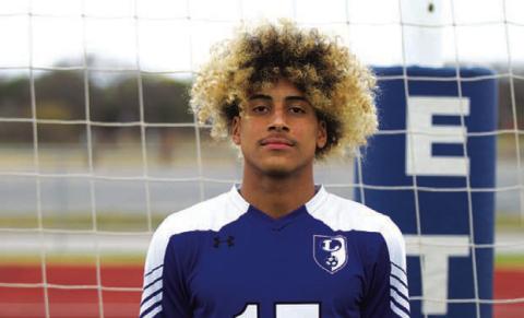 Name: Jaden McElwain Class: Sophomore Sport: Soccer and Football Favorite Movie: Cars 2 Favorite Midnight Snack: Ice Cream Favorite Social Media: Instagram Main Goal This Season: Score a goal