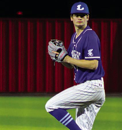 Calum Mitchell pitched well in the junior varsity Badgers’ win over Salado last week. HUNTER KING | DISPATCH RECORD