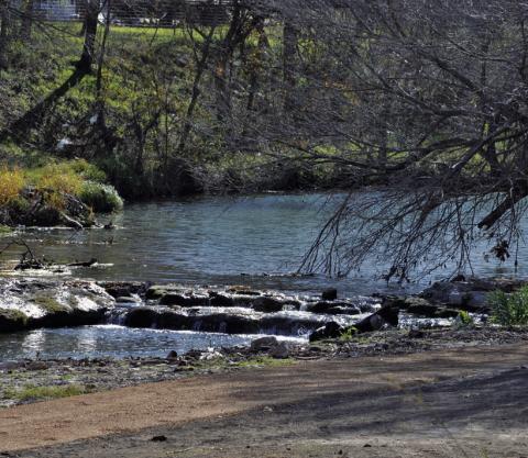A view of the new trail developed by Forward Lampasas along Sulphur Creek near the Fourth Street bridge. ERICK MITCHELL | DISPATCH RECORD
