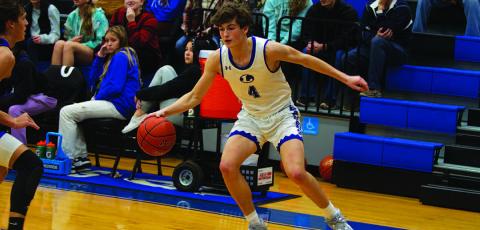 FILE PHOTO Calum Mitchell is heading into his junior year and his second varsity basketball season.