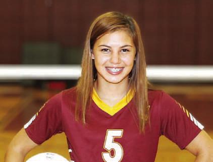 Name: Makynzie Andrade Class: Sophomore Sport: Volleyball, Basketball and Track Favorite Movie: Halloweentown Favorite Midnight Snack: Ice Cream Favorite Social Media: Snapchat Main Goal This Season: To win a set during district