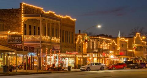 Fredericksburg is a popular Christmas destination, where visitors can find an ice skating rink and a wooden German Christmas pyramid. TRISH RAWLS | COURTESY PHOTO