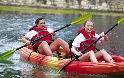 Kayak races feature adult and youth tandem categories, as well as adult singles. ERICK MITCELL | DISPATCH RECORD