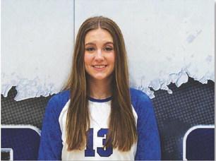 Name: Abbey Green Class: Junior Sport: Volleyball Favorite Movie: Mamma Mia Favorite Midnight Snack: Applesauce Favorite Social Media: TikTok Main Goal This Season: Not let any balls hit the ground