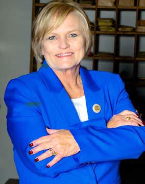 After nearly two terms as Lampasas district clerk, Edith Harrison is running for county judge. COURTESY PHOTO