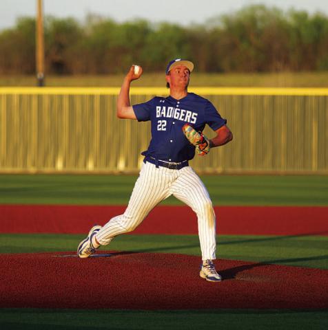 HUNTER KING | DISPATCH RECORD Calvin Phelps throws a pitch early in his start last Friday.
