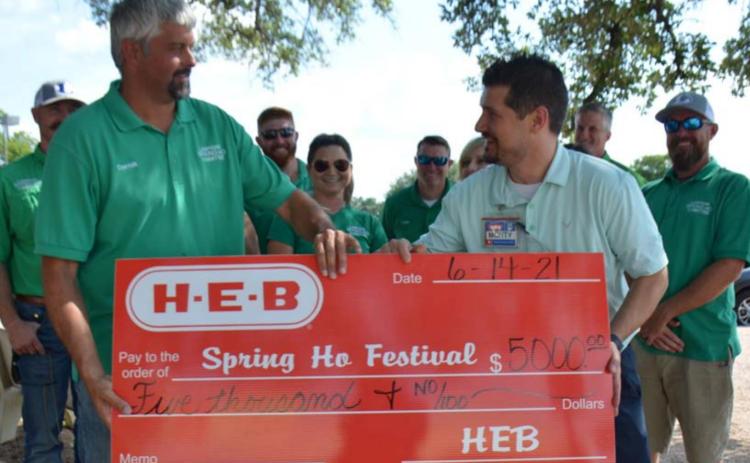 Store provides donation to help fund festival