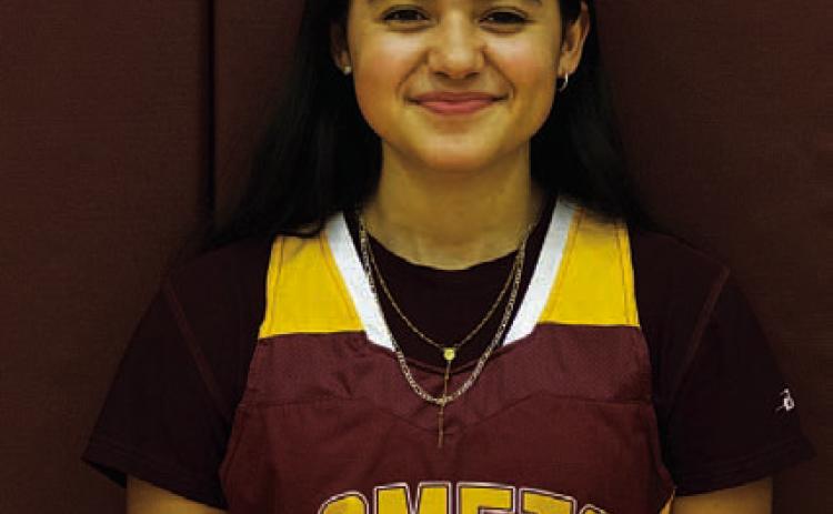 Name: Jennifer Valenzuela Class: Senior Sport: Basketball and Track Favorite Movie: Monsters Inc. Favorite Midnight Snack: Granola Bar Favorite Social Media: Instagram Main Goal This Season: To play well as a team