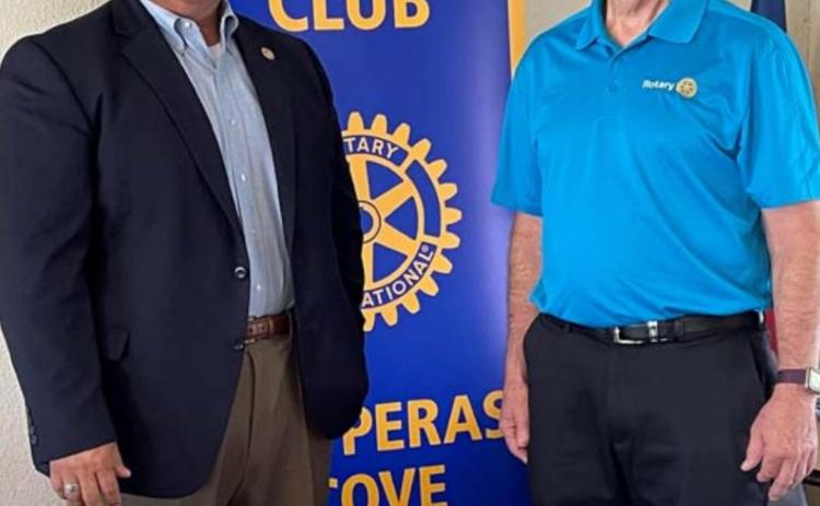 Sheriff speaks to Rotary Clu