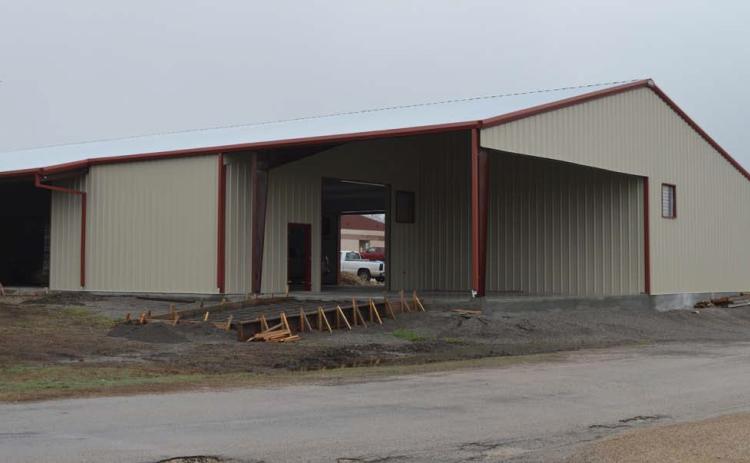 erick mitchell | Dispatch Record The Lometa School’s Advanced Technical Center will be completed by late March, officials estimate.