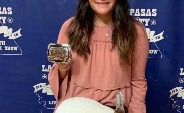 Showmanship honors for exhibitor