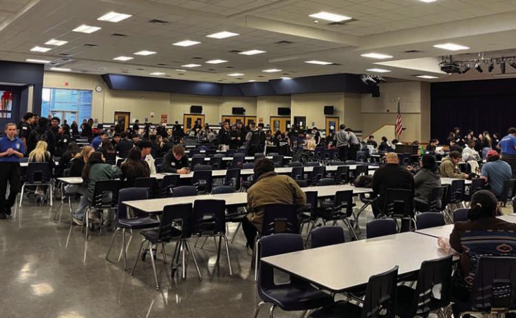 Hundreds of area Career and Technology Education students came to Lampasas High School on Saturday to participate in a regional first responder competition. Local Texas DPS, EMS and other first responder personnel were present to assist in the competition. COURTESY PHOTO
