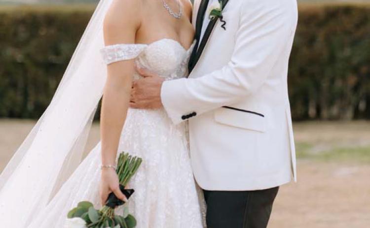 Mr. and Mrs. Drakkar Canales are now at home outside Kempner after their wedding in San Antonio at La Cantera Resort and Spa. courtesy photo