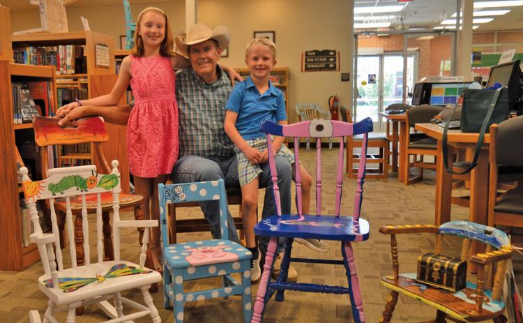 Library’s Painted Chair auction set for April 27