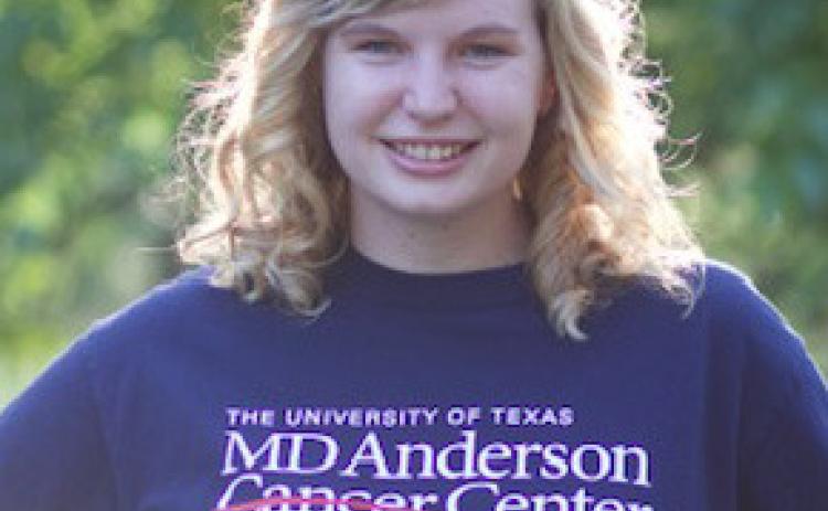 Nora Lawson has begun her studies at The University of Texas MD Anderson Cancer Center, where she is pursuing a degree in diagnostic genetics and genomics.  Courtesy photo