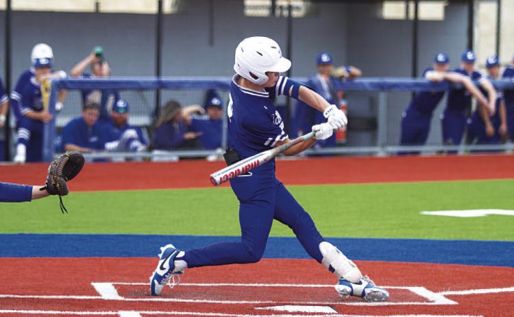 HUNTER KING | DISPATCH RECORD Connor Kozma drove in the two winning runs against Jarrell on Tuesday in his at bat in the seventh inning.