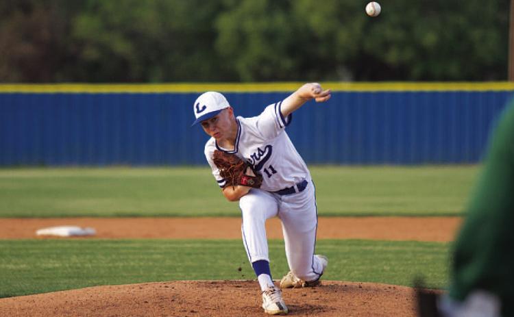 Jonas Andersen throws a changeup against Gateway earlier this week. HUNTER KING | DISPATCH RECORD
