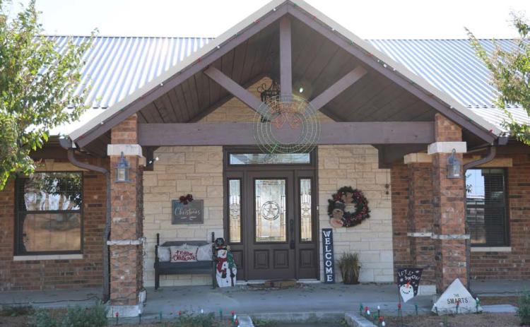 The festive home of Casey and Kevin Smart is one of the stops on this year’s Christmas Tour of Homes. The home features cowboy-style decor and is sure to bring some western inspiration to those who visit. The Smarts’ home, along with the other Lampasas County residences, will be open for touring Sunday as part of the museum’s annual yuletide fundraiser. Tour tickets are available at the Lampasas County Museum or from any museum board member. joycesarah mccabe | dispatch record