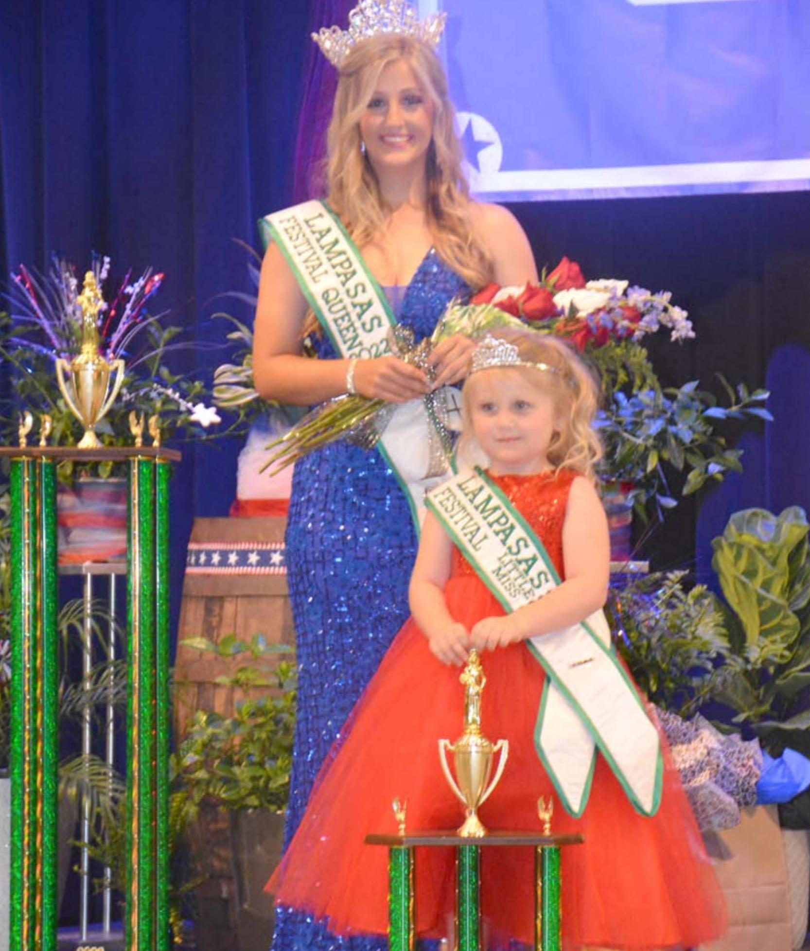 Miss Spring Ho and Little Miss Spring Ho crowned Lampasas Dispatch Record