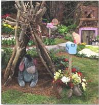 Including a teepee or using it as a trellis for pole beans is a fun addition to any child’s garden. courtes y photo | melindamyers.com