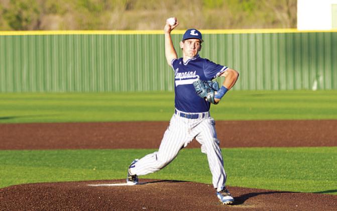 JT Posten throws a pitch early in his start against Burnet last week. HUNTER KING | DISPATCH RECORD