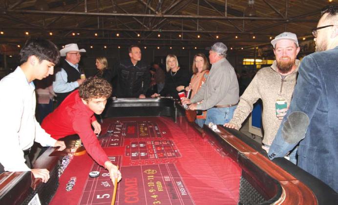 Gaming tables will be run by Casino Knights, a professional gaming organizations.