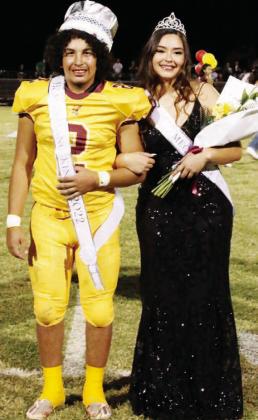 MASON HINES | DISPATCH RECORD Tim Juarez and Jasmine Gama were named King and Queen at