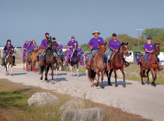 The Bend or Bust 2021 Trail Ride continues a tradition of raising funds for the Lometa Senior Center while providing fun challenges for riders along the 15-mile route. FILE PHOTO