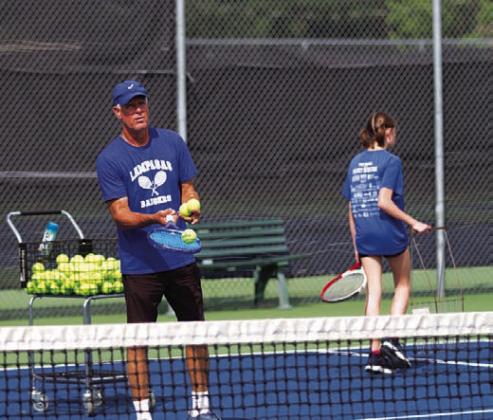 Lampasas High School tennis coach Kenneth Peiser’s squad begins competition today. FILE PHOTO