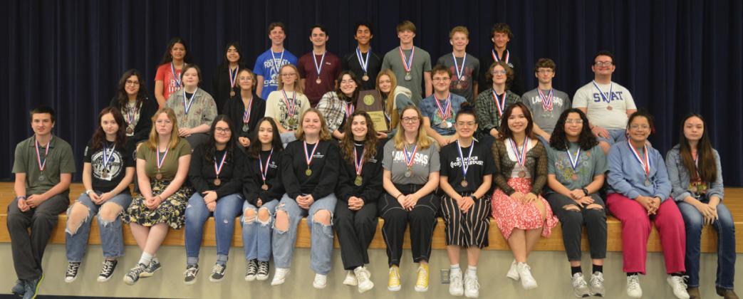 erick mitchell | dispatch record Lampasas High School students have earned back-to-back District 24-4A championships in UIL Academics, Speech and Debate.