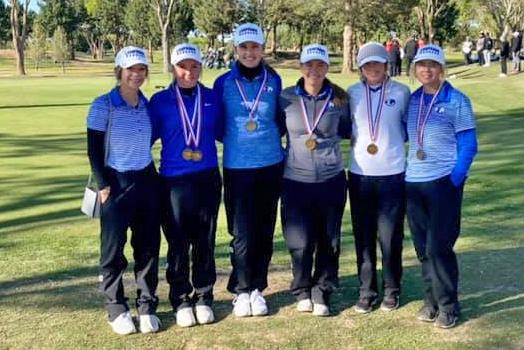 The Lady Badger golf team advanced to state with a third-place finish at regionals, behind Andrews and Argyle. LeeAnn Parker was the third-place medalist. 