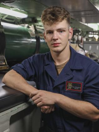 Courtesy photo: Copperas Cove high school graduate Tristian Stromitis joined the U.S. Navy after graduation.