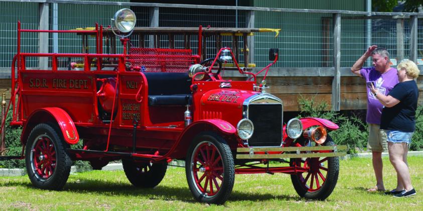 This 1924 Ford fire truck is on display at the Santa Fe Depot property. During Forward Lampasas’ meeting May 29, attendees has the chance to view this piece of history.