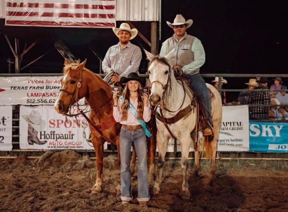 Winners of the 11th annual Rattler County Roping award were announced as Laramie Allen and Tyler Anderson, who won the event with a time of 7.53 seconds. COURTESY PHOTO