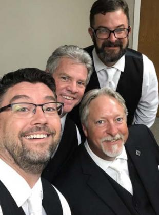 The Sterling quartet will bring its awardwinning a capella blend to Lampasas for Songfest 2021. COURTESY PHOTO
