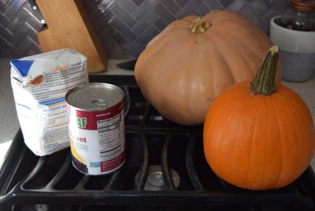 Sometimes healthier holiday meals are simply a question of this versus that. Pumpkins are a healthy option for a Thanksgiving side dish, while canned fruit and highly processed flour are less healthy options. ALEXANDRIA RANDOLPH MURRELL | DISPATCH RECORD
