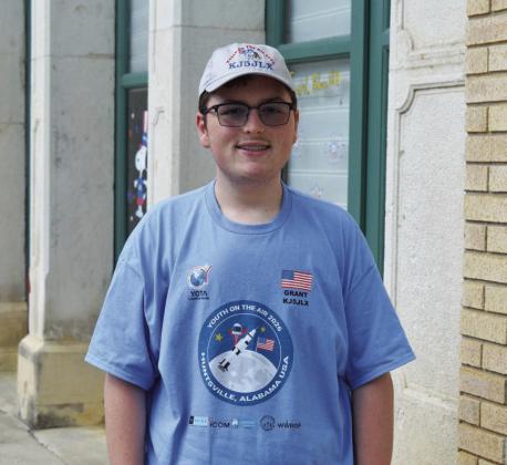 Incoming Lampasas High School senior Grant Gill was one of 36 selected to attend the Youth on the Air Camp in Huntsville, Alabama from June 14-19. ERICK MITCHELL | DISPATCH RECORD