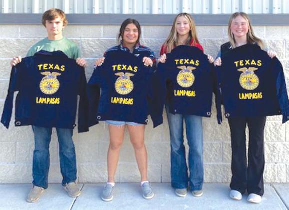 Students earn the signature blue and gold FFA jacket
