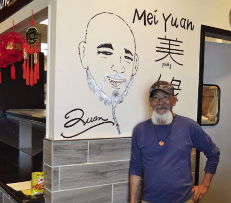 ERICK MITCHELL | DISPATCH RECORD Quan Wong, who owns a Mei Yuan eatery in Burnet, is anxious to open his new Chinese restaurant in Lampasas. He is no stranger to hard work and said he is looking forward to sharing his culinary offerings with more customers.