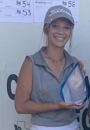 Local golfer tops her division