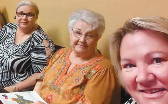 Among those attending the recent 36 Club luncheon were, from left to right, Lynn Love, Sandy Brister and Juli Chaney. courtesy photo