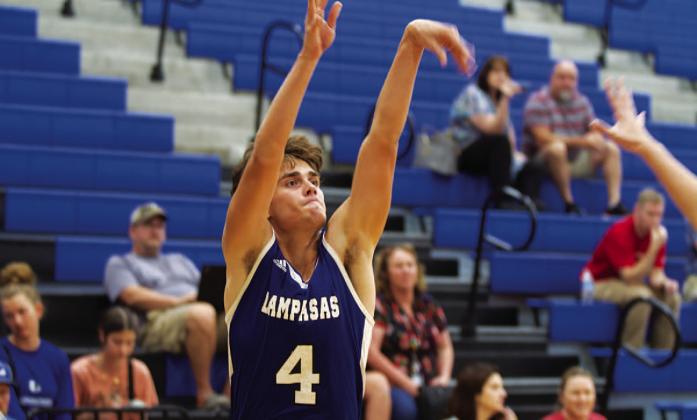 Trent Seneca has moved into Lampasas as a senior and will look to make an impact in his final season. HUNTER KING | DISPATCH RECORD