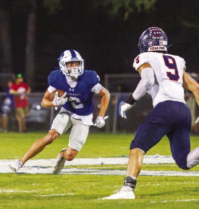 Senior defensive back Jonathan Bowling has become a key asset for Rogers and the Badgers on both sides of the ball. As a fullback and a defensive back, Bowling has found a way to make an impact in the Badgers’ most recent games. ANA SOFIA MEYER | DISPATCH RECORD