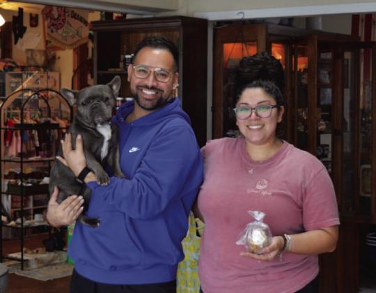 The Market on Third’s Darryl Sunberg and Andrea Salazar are ready to welcome Lampasas residents and visitors inside their new downtown marketplace. ERICK MITCHELL | DISPATCH RECORD