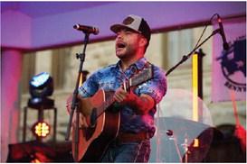 Triston Marez performs at last week’s Concert on the Square. ADAM BARRIOS | DISPATCH RECORD