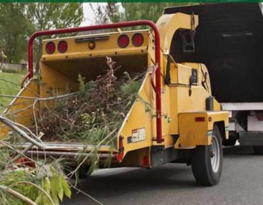 The city will send its brush-chipping truck to Lampasas residences during the month of November to collect curbside piles during designated weeks. CITY OF LAMPASAS WEBSITE | COURTESY PHOTO