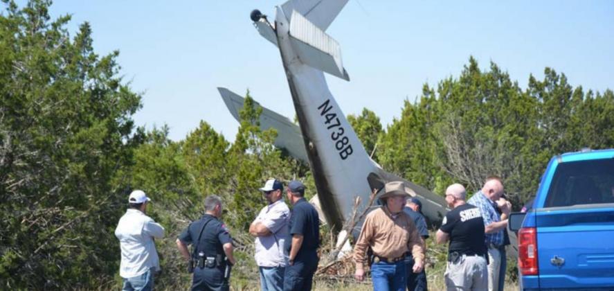 Multiple agencies responded to a plane crash Wednesday. No injuries were reported. MONIQUE BRAND | DISPATCH RECORD